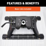 CURT A30 5th Wheel Hitch - Smoother and Quieter Towing CURT A30 5th wheel hitch offering 30,000 lbs capacity with advanced technology