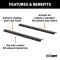 CURT 5th Wheel Base Rails with Durable Carbide Finish CURT 5th wheel base rails featuring industry-standard compatibility and durable finish.