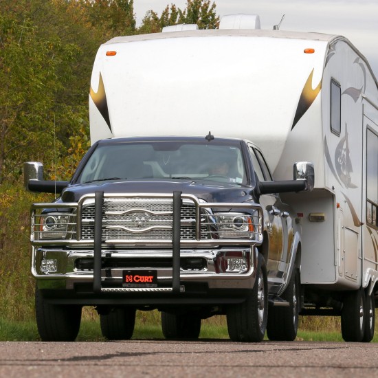 CURT 5th Wheel Adapter Plate for Gooseneck to 5th Wheel Conversion CURT adapter plate converting gooseneck hitch to 5th wheel rails, supports up to 20K lbs.