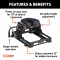 CURT E16 5th Wheel Trailer Hitch with Dual-Pivot Head CURT E16 5th wheel hitch with 16,000 lbs capacity, dual-pivot head and anti-rattle skid plate.