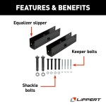 Lippert Replacement Trailer Axle AP Kit Components Lippert AP kit components for trailer axle replacement, ensuring quality and durability