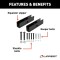 Lippert Replacement Trailer Axle AP Kit Components Lippert AP kit components for trailer axle replacement, ensuring quality and durability