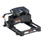 CURT A20 5th Wheel Hitch with S20 Slider for Smooth Towing CURT A20 5th wheel hitch with S20 slider, offering smooth, quiet towing.