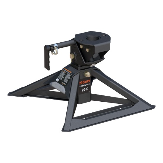 CrossWing 5th Wheel Hitch with ShockDrop Technology and Easy Setup CrossWing 5th wheel hitch featuring ShockDrop technology, durable steel construction, and a lightweight design for smooth towing.