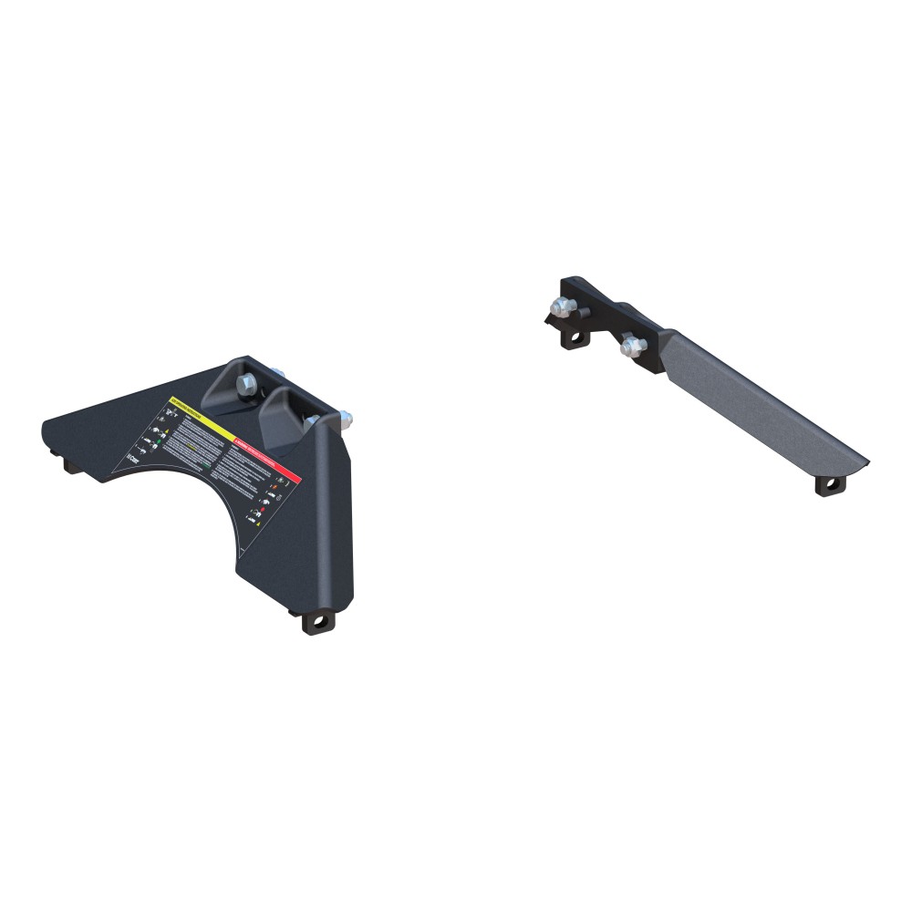 CURT A20 5th Wheel Hitch Legs with Easy Mounting System CURT A20 5th Wheel Hitch Legs featuring alignment pegs and durable finish
