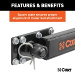 CURT Round Bar Weight Distribution Hitch with Lubrication System CURT round bar weight distribution hitch with built-in lubrication, shank, and sway control.