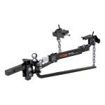 CURT Round Bar Weight Distribution Hitch for Smooth Towing CURT round bar weight distribution hitch with sway control for trailers and campers.