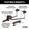 CURT Round Bar Weight Distribution Hitch for Smooth Towing CURT round bar weight distribution hitch with sway control for trailers and campers.