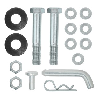 CURT Round Bar Weight Distribution Hitch Replacement Hardware Kit CURT replacement hardware kit for round bar weight distribution hitch.
