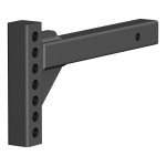 CURT Heavy-Duty Weight Distribution Shank with Adjustable Hitch CURT weight distribution shank in black powder coat, fits 2 inch hitch