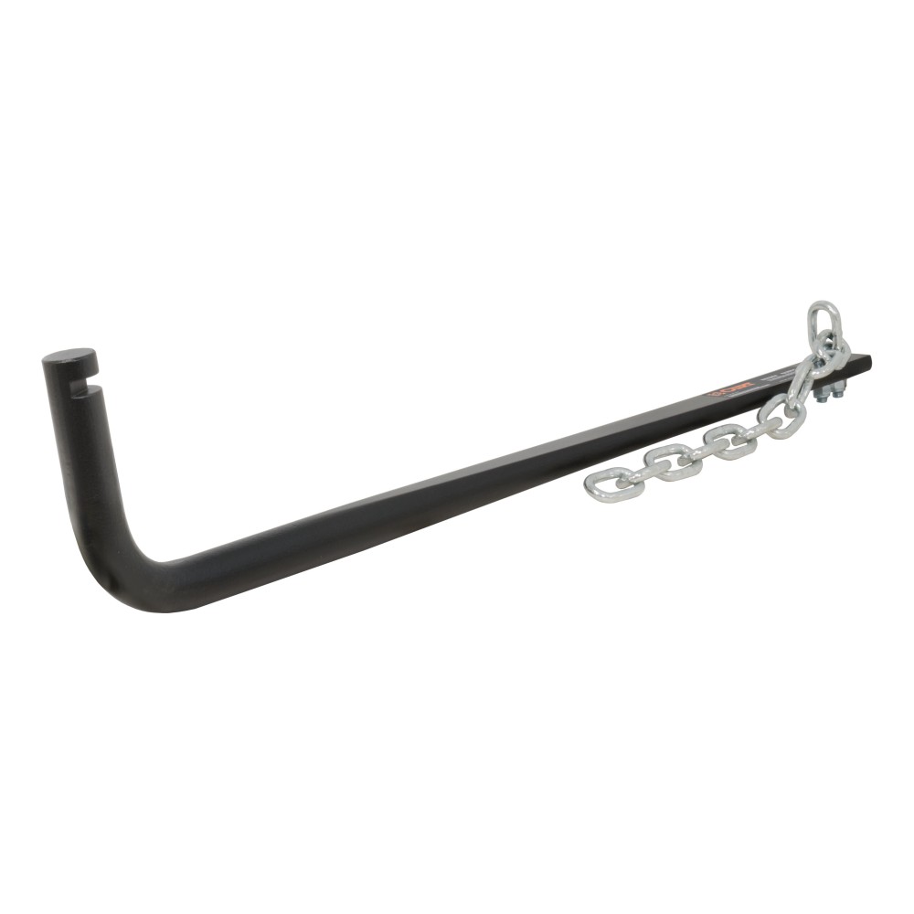 CURT weight distribution hitch replacement spring bar fits round bar models with forged steel construction and durable finish.