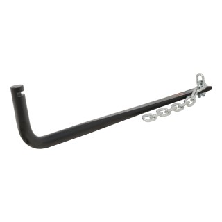 CURT weight distribution hitch replacement spring bar fits round bar models with forged steel construction and durable finish.