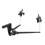 CURT Deep Drop Weight Distribution Hitch for Lifted Trucks CURT deep drop weight distribution hitch with adjustable shank for lifted trucks, enhancing vehicle and trailer control
