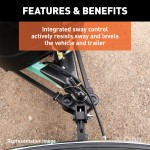 CURT TruTrack weight distribution hitch with integrated sway control system