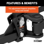 CURT TruTrack weight distribution hitch with integrated sway control system