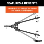 CURT TruTrack weight distribution hitch with integrated sway control system