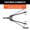 CURT TruTrack Advanced Weight Distribution Hitch with Sway Control CURT TruTrack weight distribution hitch with integrated sway control system
