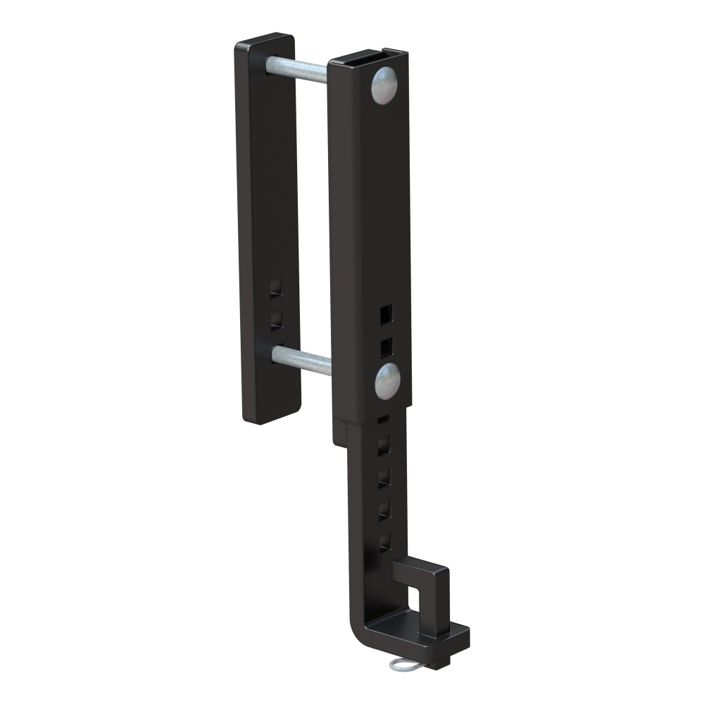 Heavy-duty CURT TruTrack adjustable support brackets for trailer hitches