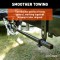 CURT TruTrack Weight Distribution Hitch with Integrated Sway Control CURT TruTrack WD hitch features integrated sway control, adjustable support brackets, and durable spring bars for safe towing.