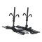 CURT Tray-Style Hitch-Mounted Bike Rack for Secure Transport CURT tray-style bike rack with hitch-mount, holding four bikes securely.