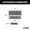 CURT Universal ATV Cargo Carrier with High Sides and Mesh Base CURT ATV cargo carrier with 41x26 dimensions and 6-inch high sides for secure cargo transport