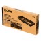 CURT Black Aluminum Cargo Carrier with 500 lbs Capacity CURT black aluminum cargo carrier with a capacity of 500 lbs, featuring a lightweight design, integrated reflectors, and ample cargo space.