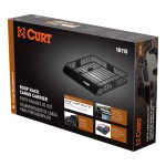 CURT Roof Rack Cargo Carrier with Extension for Extra Storage CURT roof rack cargo carrier with extension offering increased storage space on vehicle