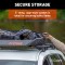CURT Roof Rack Cargo Carrier for Secure Vehicle Storage CURT roof rack cargo carrier on vehicle, showing secure storage of bulky items.