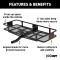 CURT Hitch-Mounted Cargo Carrier for Maximum Vehicle Storage CURT cargo carrier hitch-mounted on vehicle, maximizing storage space