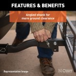 CURT Hitch-Mounted Cargo Carrier for Maximum Vehicle Storage CURT cargo carrier hitch-mounted on vehicle, maximizing storage space