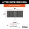 CURT Hitch-Mounted Basket Cargo Carrier with Heavy-Duty Steel CURT hitch-mounted basket cargo carrier with 6-inch tall sides and a mesh platform, designed for 2-inch hitch receivers.