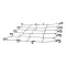 CURT Roof Rack Cargo Carrier Net 44x38 Inches CURT cargo carrier net with hooks securing cargo on a roof rack, measuring 44 by 38 inches.
