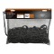 CURT Cargo Carrier Net - Secure Your Cargo with Reliable Netting CURT cargo carrier net securely fastened over roof rack with hooks