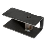 Lippert axle hanger with 10,000 lbs capacity, rear location, 6-1/8 inch on-center hole distance.