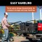 CURT Universal Truck Bed Extender with Pin-Latch System CURT truck bed extender adding extra length with no drilling, featuring fold-down tailgate for easy cargo access.