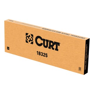 CURT Universal Truck Bed Extender with Pin-Latch System CURT truck bed extender adding extra length with no drilling, featuring fold-down tailgate for easy cargo access.
