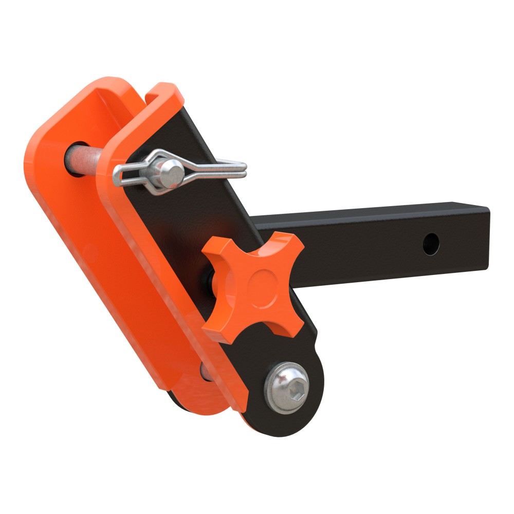 CURT ActiveLink Adjustable Drop Hitch for Outdoor Accessories CURT ActiveLink system with adjustable drop hitch for easy accessory swaps