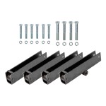 Lippert Replacement Trailer Axle AP Kit Components Lippert trailer axle AP kit including equalizers, shackle bolts, and lock nuts