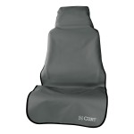 CURT Seat Defender Universal Car Seat Cover - Grey CURT Seat Defender car seat cover in grey, fits 58x23 inch bucket seats, universal design