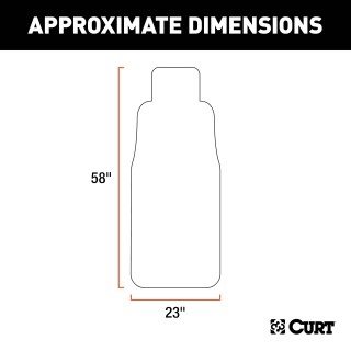 CURT Seat Defender Universal Car Seat Cover Protection CURT Seat Defender brown car seat cover protecting against spills and dirt