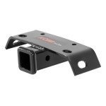 CURT Bumper Hitch with 2 Inch Receiver - Black Powder Coated CURT bumper hitch black powder coat finish, fits 2 inch receiver on step bumper, towing solution
