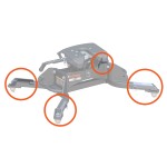 Replacement Handles for CURT Puck System Legs 16021 Four replacement handles for CURT 5th wheel puck system legs