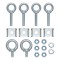 Replacement Hardware Kit for CURT Cargo Carrier #18112 Hardware kit for assembling CURT cargo carrier with ramp #18112 including bolts and nuts