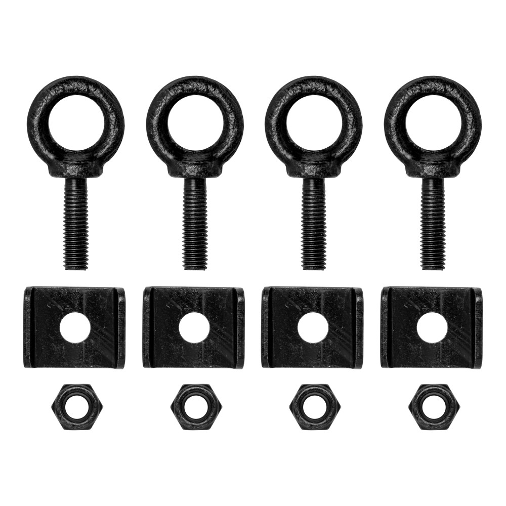 CURT Cargo Carrier #18113 Replacement Hardware Kit Replacement hardware kit for CURT cargo carrier, includes bolts, nuts, and U-clips.