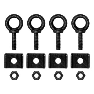 CURT Cargo Carrier #18113 Replacement Hardware Kit Replacement hardware kit for CURT cargo carrier, includes bolts, nuts, and U-clips.