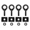 CURT Cargo Carrier #18113 Replacement Hardware Kit Replacement hardware kit for CURT cargo carrier, includes bolts, nuts, and U-clips.