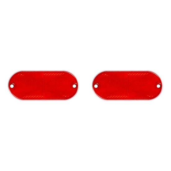 Replacement Reflectors for CURT Cargo Carrier #18113 Replacement reflectors compatible with CURT cargo carrier #18113 for improved visibility.