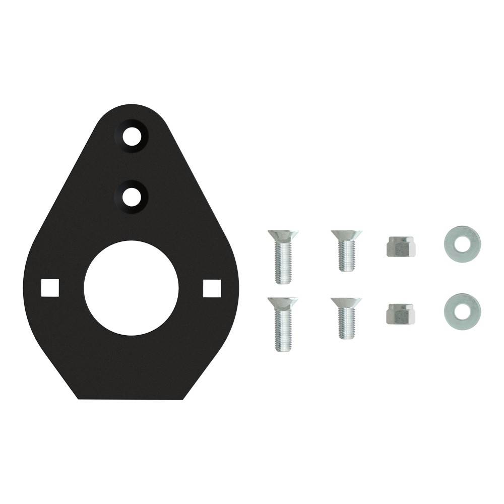 CURT 5th wheel wedge for CrossWing hitch with carbide finish