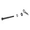 Anti-Rattle Hitch Pin for CURT Bike Racks - Quiet Towing Solution Anti-rattle hitch pin with hardware for CURT bike racks, reduces noise and vibrations.