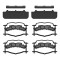 Complete Rooftop Tent Mounting Hardware Kit for CURT Xpedition Rooftop tent hardware kit with brackets, nuts, and bolts for CURT Xpedition truck bed rack
